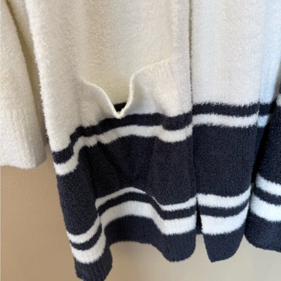 Barefoot Dreams Cardigan Sweater Sea Salt Indigo Cozychic Lite Women’s Size 1X - Picture 8 of 12